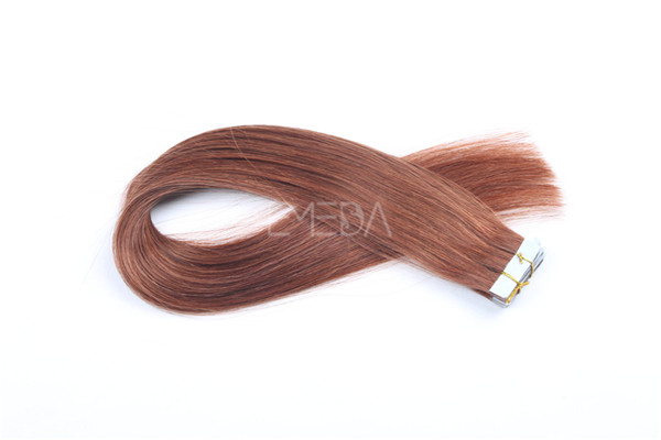 Double drawn Remy human hair Tape hair extensions in Dubai ZJ0021